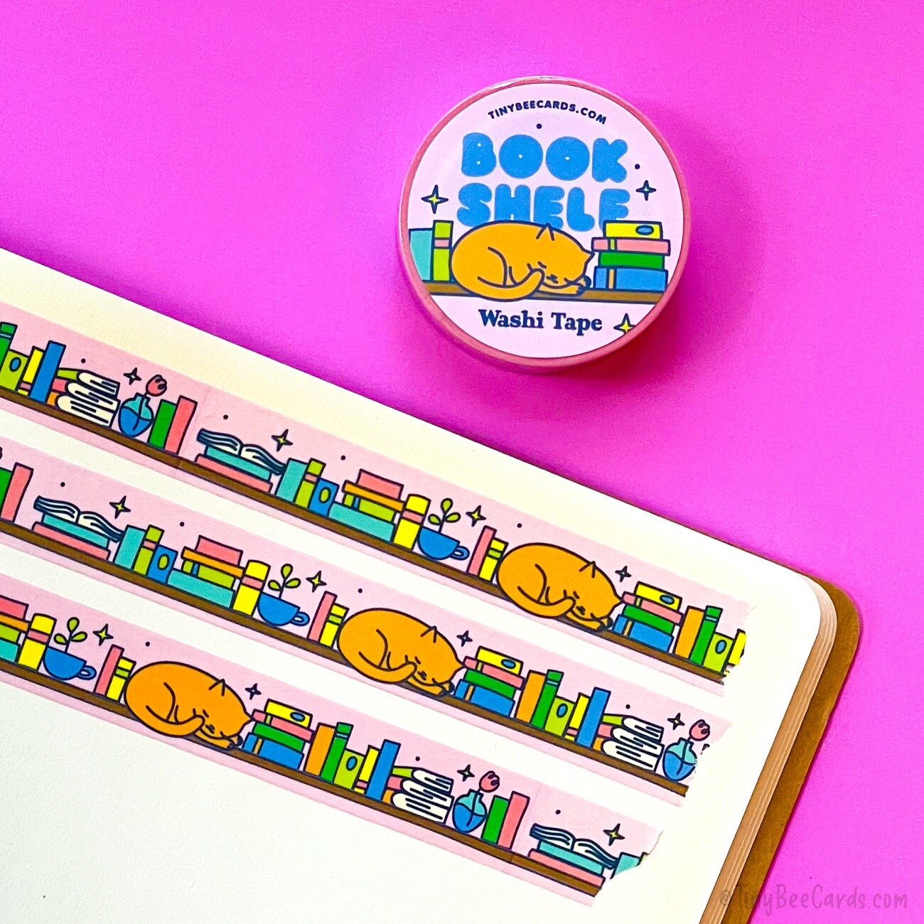 Bookshelf Washi Tape