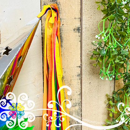Medium Multicolor Fiesta Piñata - Mexican Fiesta Decor