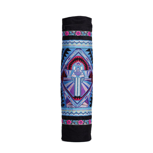 Deco Jaw Embroidered Yoga Bag - Thailand