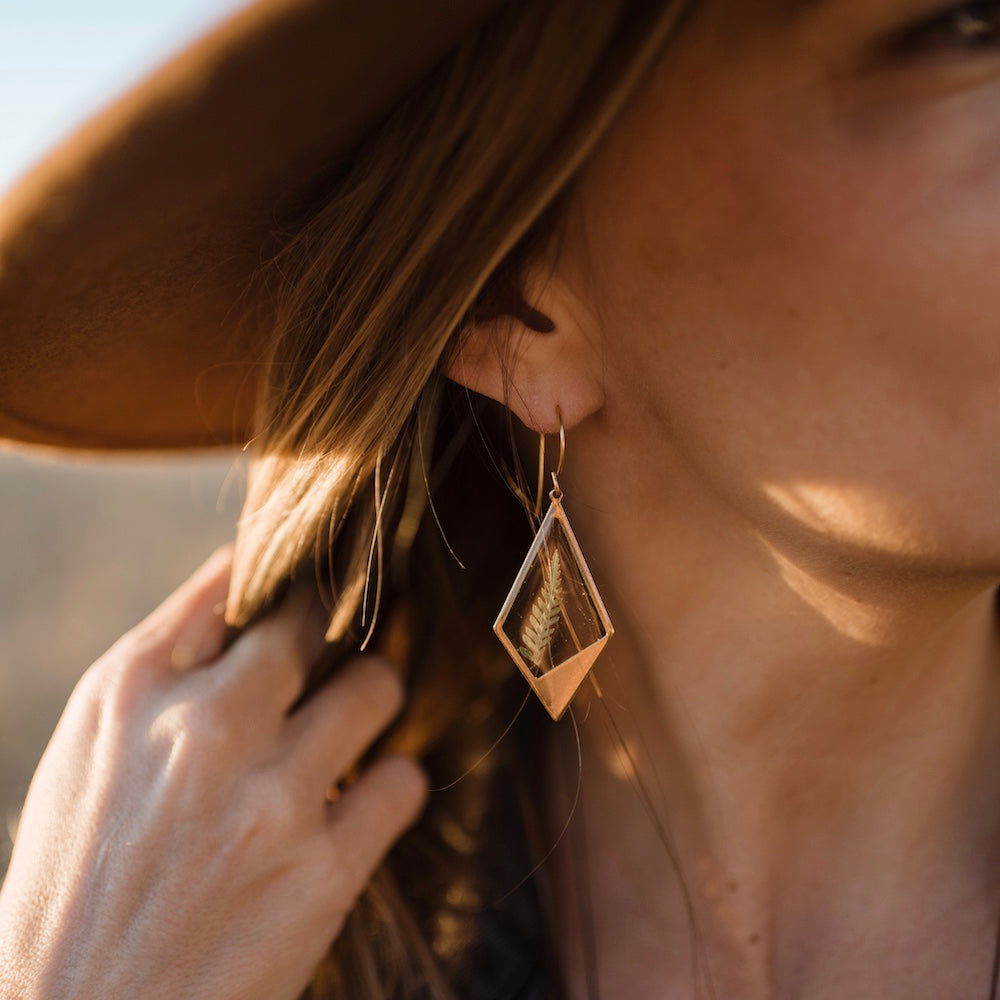 Hanging Terrarium Earrings