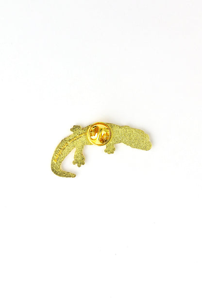 Leopard Gecko Enamel Pin (Eublepharis macularius)