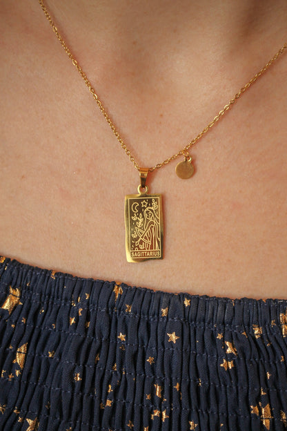 Zodiac Pendant Necklace