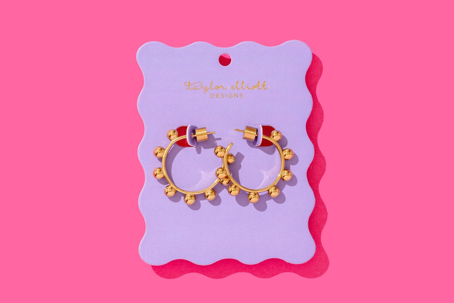 Dottie Gold Hoop