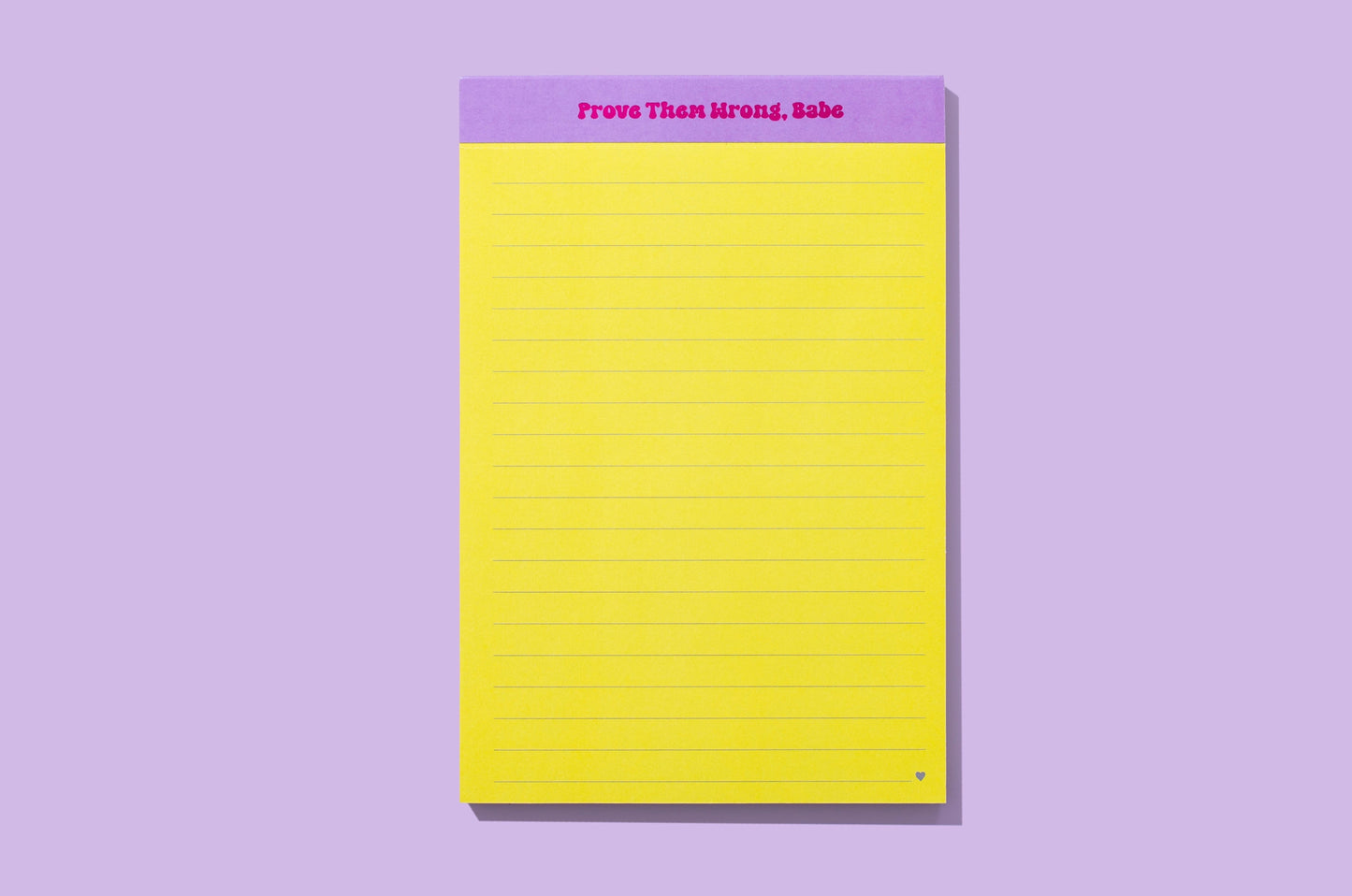 Prove Them Wrong List Pad