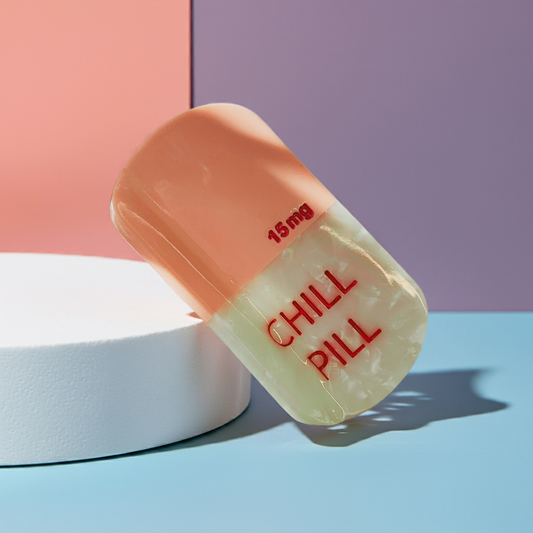 Velvet Claws Chill Pill Hair Claw | Claw Clip in Velvet Travel Bag
