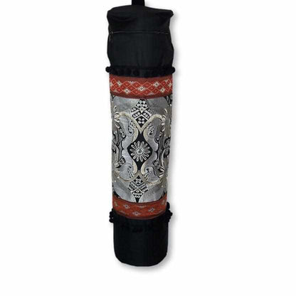 Daisy Embroidered Unique Boho Yoga Bag - Thailand