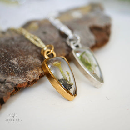 Arrowhead Mushroom Necklace