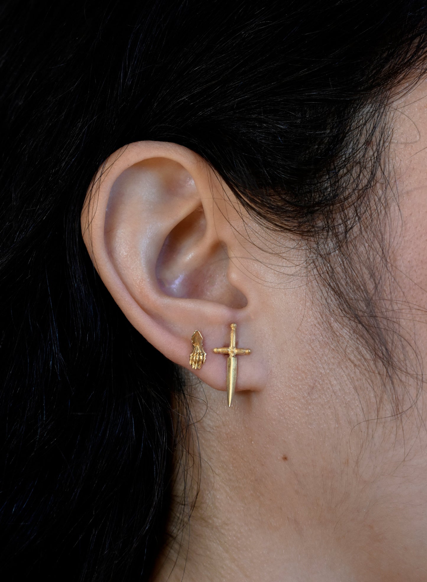 Mini Dagger Studs