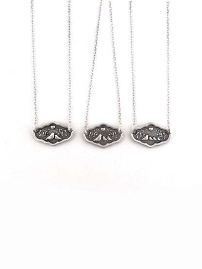 Mother Bird Pendant Necklace