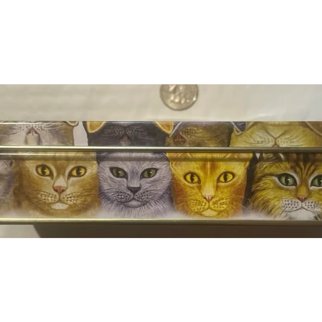 Quirky Vintage Cat Tin by Persis Clayton Wiers