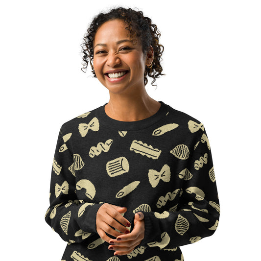 Pasta Party Knit Sweater Sizes 3XS - 3XL