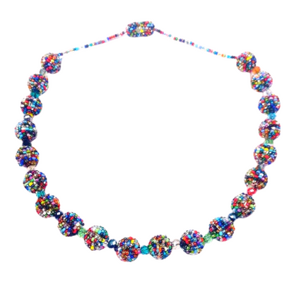 Shiva Magnetic Seed Bead Necklace - Guatemala